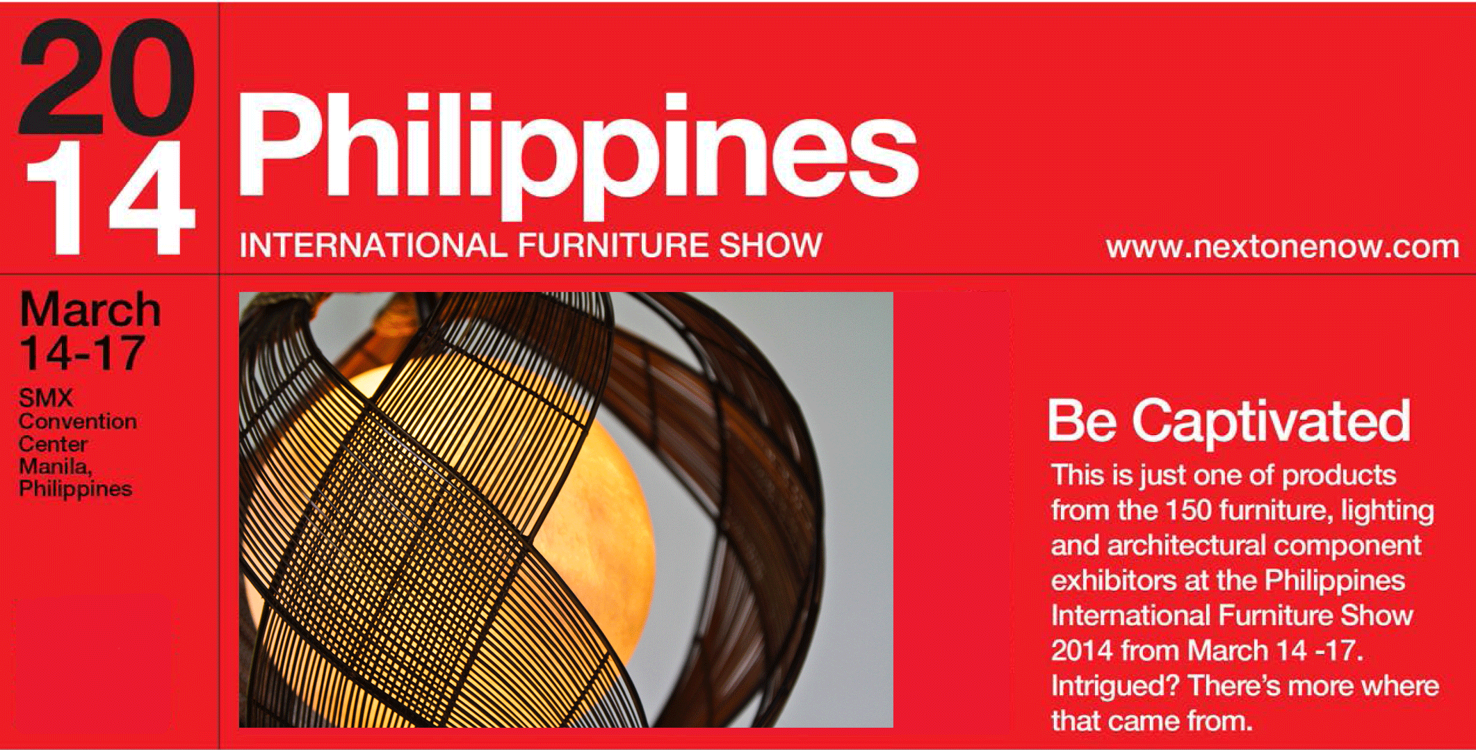 exhibit will be at the philippines international furniture show
